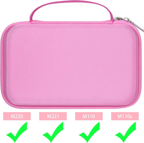 khanka Hard Case with Phomemo m221/M220/M110/m110s Label Maker - Portable Bluetooth Label Maker Carrying Storage Bag for Printer Labels, USB Cable...