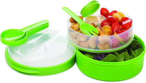 Prep Solutions by Progressive On the Go Hand Held Lunch Box/Salad Bowl - Green...
