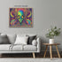 Posterizer 1 pcs- psychedelic funky hippie colorful sci fi alien 4-Fantasy & Fiction Art-Retro Art- Living Room Bedroom Decor- unframed wall art...