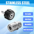 RIDGE WASHER Pressure Washer Adapter Set, Stainless Steel, Gun to Wand, M22 to 1/4'' Quick Connect, 4 Pcs...
