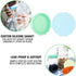 Masontops Tough Tops - Ball Wide Mouth Mason Jar Lids Plastic Leakproof - Multi Colored Plastic Mason Jar Lids - Reusable Canning Lids fit Ball Ja...