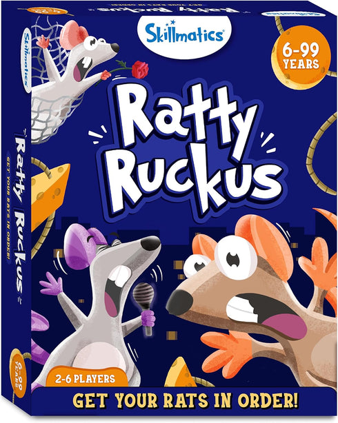 Skillmatics Card Game - Ratty Ruckus, Fun for Family Game Night, Perfect for Board Game Lovers, Gifts for Girls, Boys, Teens, Adults Ages 6, 7, 8,...