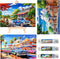 Small Jigsaw Puzzles for Adults 150 Pieces Vintage American street view Mini Jigsaw Puzzles Challenging Mini Puzzles Tiny Jigsaw Puzzles 6 x 4 Inc...