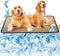 Dogs Cooling Mat Pet Self Cooling Pad Cool Blanket Summer Hot Weather Sleeping Kennel Mat,Washable Ice Silk Sleep Mat Pad Non-Toxic Breathable for...