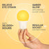 Harth - Sleep-Shift Sleep Ready Light, 7 watt Dimmable LED Amber Bulb. Supports Healthy Sleep Patterns with Ambient Low Blue Night Light, Pack of ...