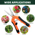 3 Pack Garden Pruning Shears, Stainless Steel Garden Shears, Gardening Shears, Gardening Scissors, Garden Scissors, Garden Clippers, Pruning Snips...