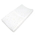 American Baby Company 2 Pack Printed 100% Cotton Knit Fitted Contoured Changing Table Pad Cover - Compatible with Mika Micky Bassinet, Taupe Feath...