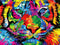 RoseArt - Kodak Premium Mosaics - Rainbow Tiger - 750 Piece Jigsaw Puzzle for Adults...