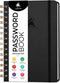 Clever Fox Password Book Spiral – Internet Address & Password Organizer with Laminated Alphabetical Tabs – Password Keeper Journal – Hardcover, Me...