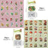 100Pcs Botanical PET Stickers, 2 Styles of Retro Mushrooms and Yard Plant PET Scrapbook Stickers Kit for Art Diary Card Craft Gifts Planner Notebo...
