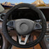Car Steering Wheel Cover, 15 Inch Microfiber Leather Auto Steering Wheel Covers Elastic Stretch Breathable Anti-Slip, Accessories for Men Women, U...