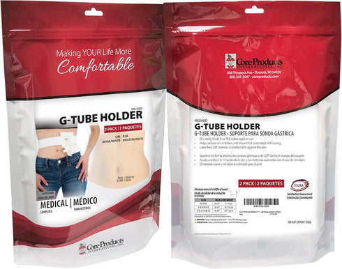Core Products NelMed G-Tube Holder – Feeding Tube Belt Holder for PEG, G, J Tubes – Adjustable, Discreet Support for Tube Feeding – Small/Medium (...