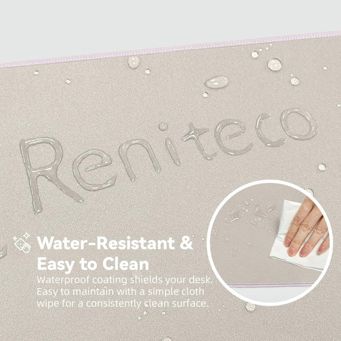Waterproof Large Gaming Mouse Pad with Durable Stitched Edges, Non-Slip Rubber Base, Smooth Surface Mouse Mat Desk Pad for Home Office Gaming, 27....