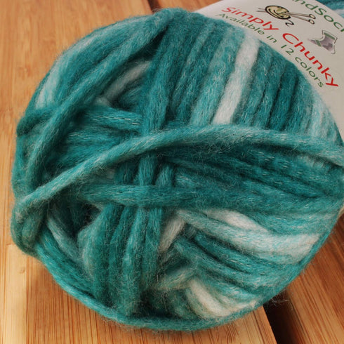 JubileeYarn Simply Chunky Yarn - Bulky Acrylic - Paradise - 2 Skeins...