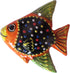 Cactus Canyon Ceramics Spanish 3-Piece Fish Wall Hanger Set, Negro...