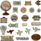 70 Pieces Travel Decor Cutouts Travel The Map Mini Bulletin Board Classroom Travel Theme Party Decoration Educational Wall Decor for Kids Classroo...