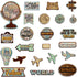 70 Pieces Travel Decor Cutouts Travel The Map Mini Bulletin Board Classroom Travel Theme Party Decoration Educational Wall Decor for Kids Classroo...