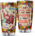 Sewing Coffee Tumbler For Women Girls Mother 20 Oz Double Walled Stainless Steel Mug For Sewers Inspiration Gifts For Birthday Party Quilting Trav...