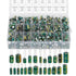 24Value 460Pcs 6.3V-50V Capacitor Assortment Box Kit DIP 1uF-1500uF High Frequency Aluminum Electrolytic Capacitors for Industrial Electrical and ...