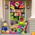 Totally 80's Door Cover, Large Fabric 80's Hip Hop Sign Graffiti Backdrop, Party Retro Decoration Banner for Theme Party Supplies Favors, 78.7 x 3...