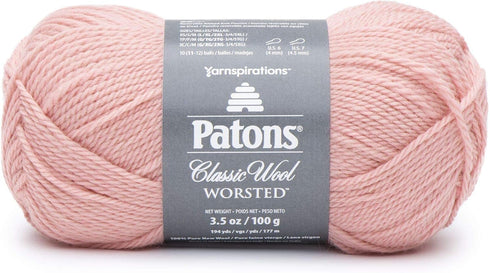 Patons Classic Wool Yarn, Pink Quartz...