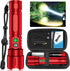 Flashlights High Lumens Rechargeable, 100000 Lumens Super Bright LED Powerful Flashlight, Type-C, 5 Modes, Zoomable, IPX5 Waterproof High Powered ...