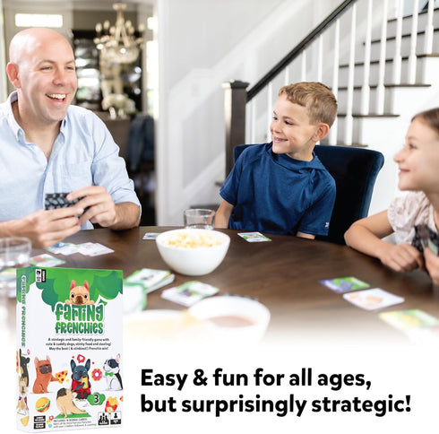 Farting Frenchies - Fast-Paced Strategic Card Game for Kids & Adults - Simple Setup, 20 Min Playtime, 2-4 Players, Ages 7+...