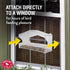 Perky-Pet 347 Clear Outdoor Window Bird Feeder with Strong Suction Cups – 1 Lb Seed Capacity...