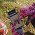 Leather Gardening Gloves for Women, Flexible Breathable Garden Gloves,Thorn Proof Working Gloves for Weeding, Digging and Pruning, Medium, Pink...