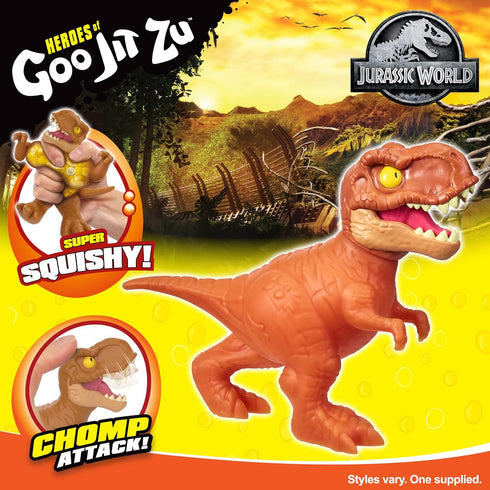 Heroes of Goo Jit Zu - Licensed Jurassic World - Chomp Attack - Stretch T. Rex...