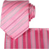 KissTies Mens Tie Striped Satin Necktie Wedding Ties + Gift Box...
