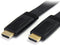 StarTech.com HDMIMM6FL 6 ft Flat High Speed HDMI Cable with Ethernet - Ultra HD 4k x 2k HDMI Cable - HDMI to HDMI M/M - Flat HDMI Cable...