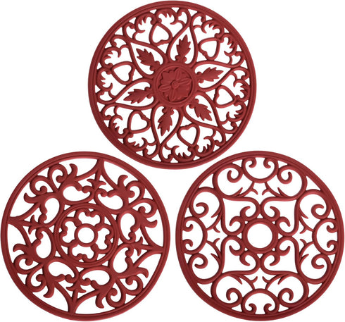 Smitchraft Silicone Trivets Hot Dishes, Pots & Pans, Hot Pads Kitchen Quartz Countertops, Pot Holders Trivet Mat, Non-Stick Heat Resistant Mats Co...