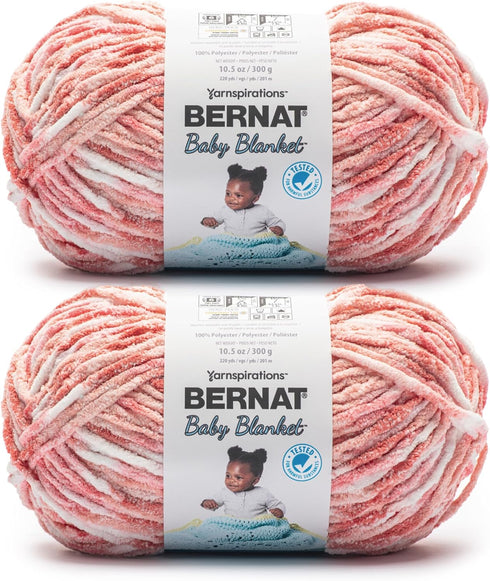 Bernat Baby Blanket Petal Pink Yarn - 1 Pack......