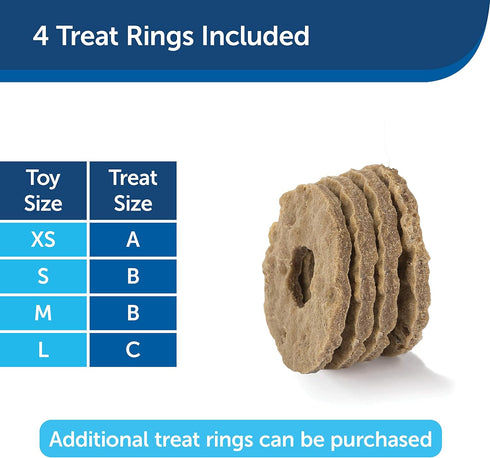 PetSafe Busy Buddy Bristle Bone - Treat-Holding Toy for Dogs - Treat Rings Included - Treats Thoroughly Mixed During Bake to Prevent Choking - Rig...