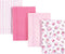 Luvable Friends Unisex Baby Cotton Flannel Burp Cloths, Garden, One Size...