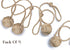 RII Beautiful Curtain Tiebacks, Natural Soft Jute Curtain Rope Pullback, Handmade Rustic Decorative Curtain Holdbacks, Hand Braided Modern Drapery...