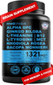 11-in-1 Nootropic Brain Supplements: Memory & Focus Supplement with Ginkgo Biloba, L Theanine, Bioperine, & Alpha GPC Choline - 1321mg, 60ct - Sti...