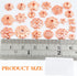 120 Gram Rose Golden Flower End Caps Cone Bead Caps Mixed Styles Spacer Beads Accessories with a Box for DIY Bracelet Necklace Crafts Jewelry Maki...