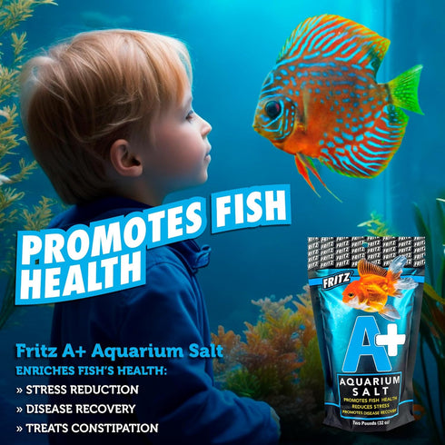 Fritz Aquatics A+ Aquarium Salt Treatment for Freshwater Fish (2 lbs)...