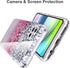 BAISRKE for Moto G 5G Case,Motorola One 5G Ace Case Glitter Sparkle for Girly Women,Shockproof Clear Hard Back Cover - Pink...