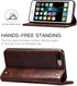 Compatible with iPhone X/XS Case Wallet, SINIANL Leather Wallet Folio Case Book Design Flip Cover with Stand and ID Credit Card Slot Magnetic Clos...