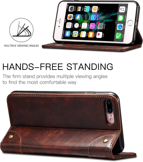 SINIANL iPhone XR Case, Leather Wallet Folio Case Book Design Flip Cover with Stand and ID Credit Card Slot Magnetic Closure for iPhone XR 6.1 inc...
