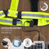 Led Reflective Vest Safety Gear, Rechargeable Light Up Running Vest High Visibility at Night Adjustable Vest for Runners Riders Walkers Men Women...