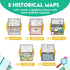 Tot Talk U.S. Presidents Educational Placemat for Kids – Double-Sided, Waterproof & Wipeable – Learn About Presidents, Political Parties, History,...