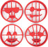 Emoji Pancake Molds & Egg Rings- 4 Pack for Kids AND Adults- Reusable Silicone Smiley Face Maker Doubles as Cookie Cutter- Breakfast Treat, Baking...