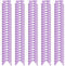 Bright Creations 100 Pack Purple Twist Tie Bows for Treat Bags, 3" Small Satin Ribbons for Craft Decoration, Gift Wrap, Themed Party Favors, Baked...