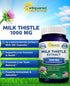 aSquared Nutrition Milk Thistle Supplement 1000mg-200 Capsules,Max Strength 4X Concentrated Extract 4:1 Milk Thistle Seed Powder Herb Pills, 1000 ...