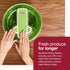 Zyliss Swift Dry Salad Spinner Large - Plastic Lettuce Colander and Spinner - Vegetable and Fruit Washer and Dryer - Dishwasher Safe Produce Tosse...