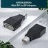 BolAAzuL Mini Displayport to DisplayPort 1.2 Converter (Male to Female, 2K 144Hz, 2-Pack), 4K 60Hz Mini DP to DP Adapter for Mac Book Pro/air/Mac ...